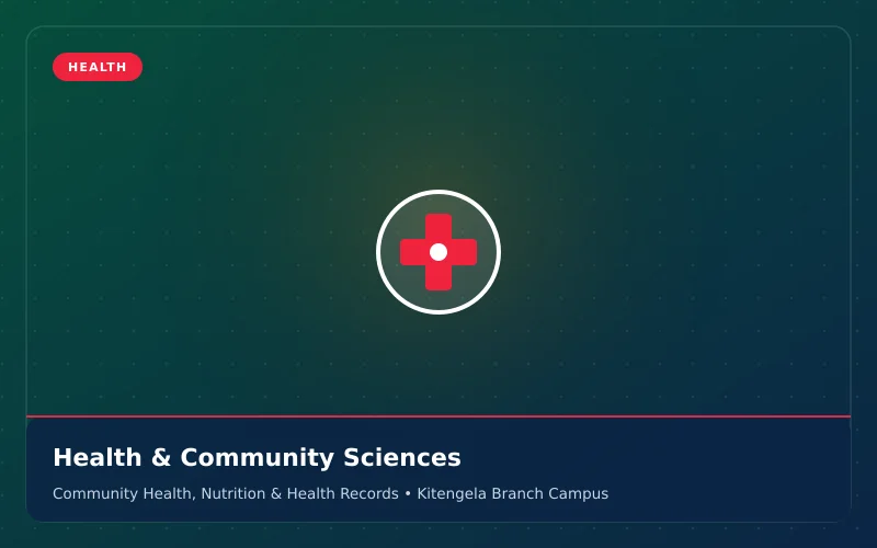 Diploma in Community Health & Development