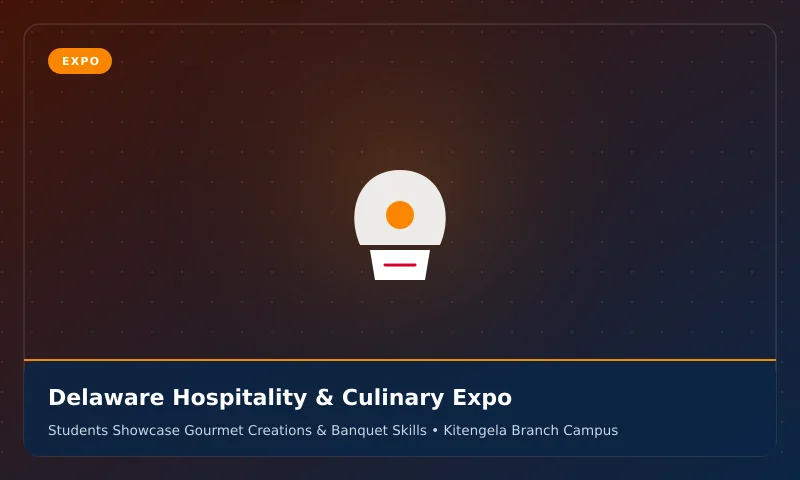 Delaware Hospitality & Culinary Expo: Students Showcase Gourmet Mastery