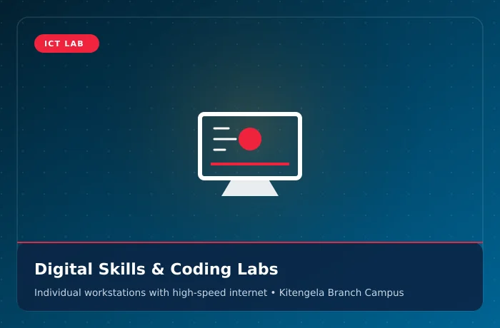 State-of-the-art computer training lab with dedicated workstations